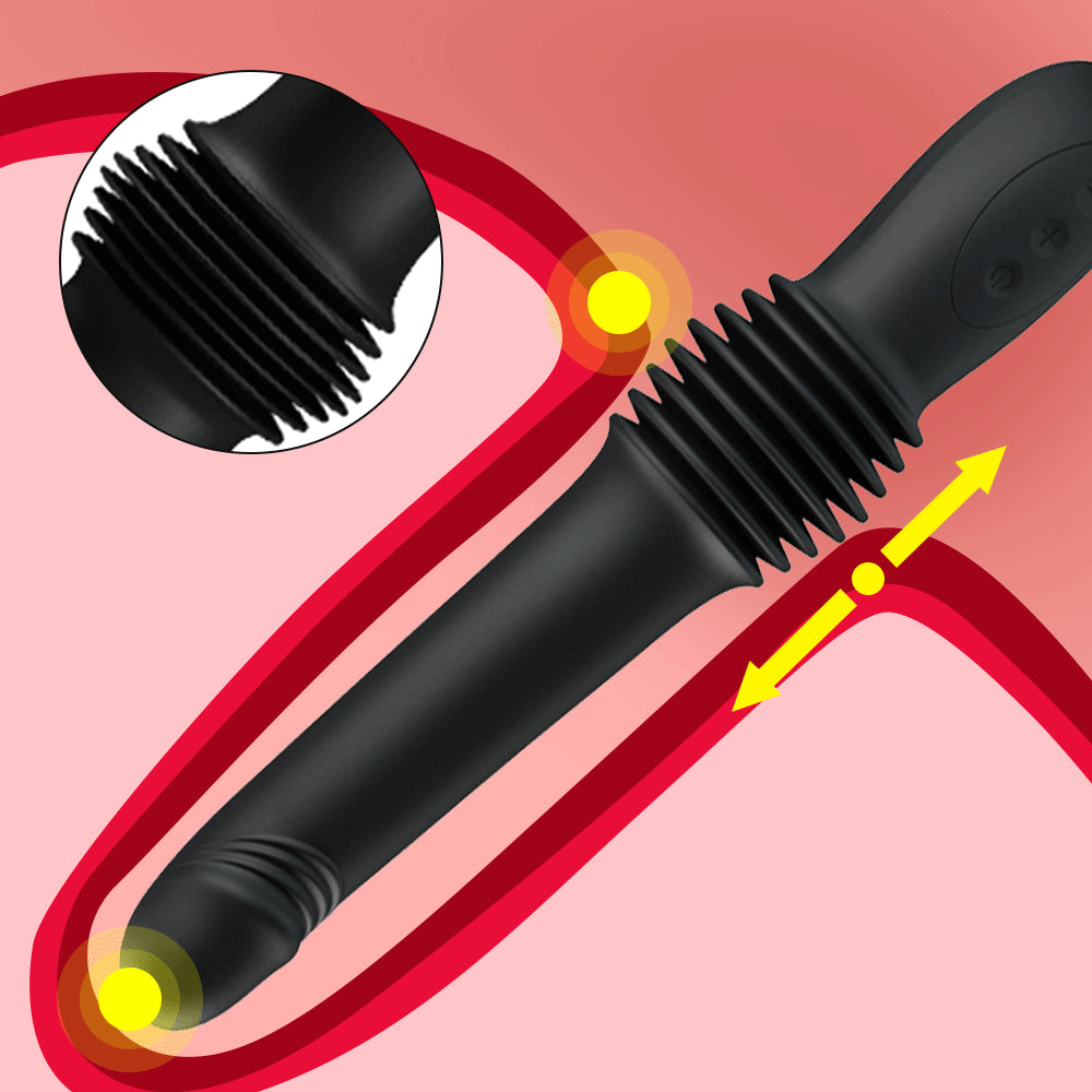 3 Speeds Telescopic Vagina G-Spot Vibrator