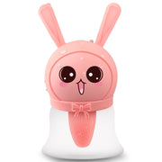 Rabbit Breast Tongue Licking Sucking Heating Vibrator