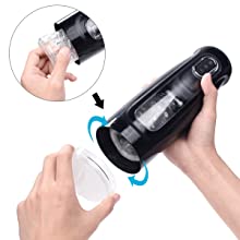 10 Modes Automatic Thrusting Rotating Male Masturbator Inner Cup