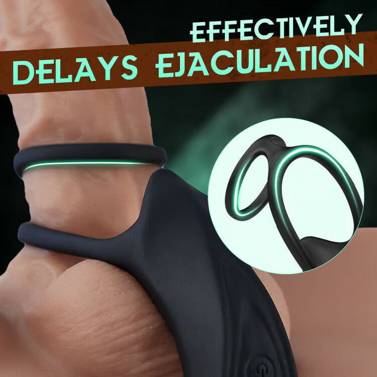 Bluetooth Vibrating & Thrusting Dual-Ring Prostate Massager