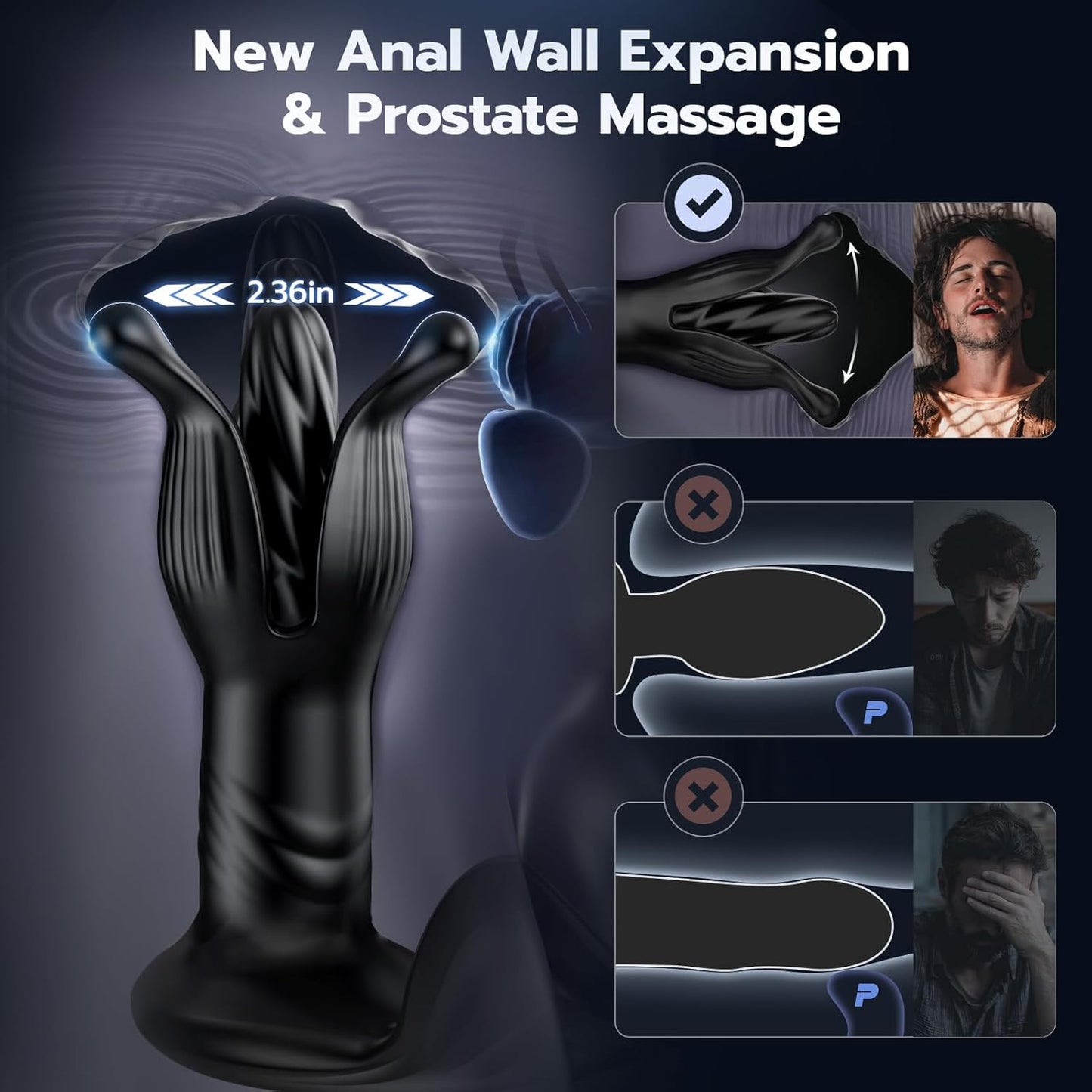 FusionDrive App Controlled Prostate Stimulator