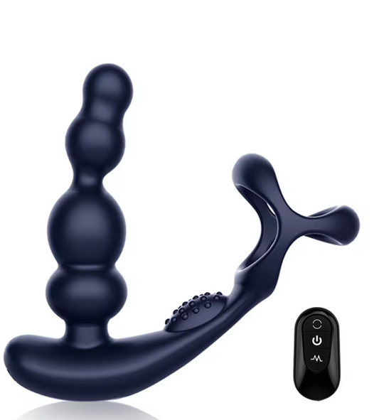 Remote Prostate Massager with Ring