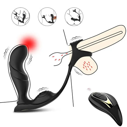 Vortex – Remote Thrusting Anal Vibrator & Cock Ring