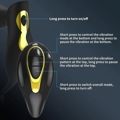 Vortex – Remote Thrusting Anal Vibrator & Cock Ring