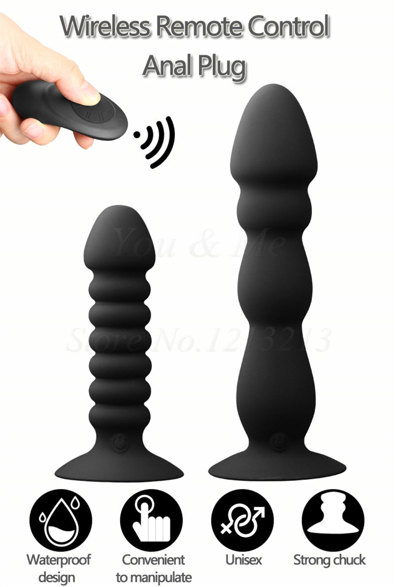 Wireless Remote control Anal Buttplug Vibrator