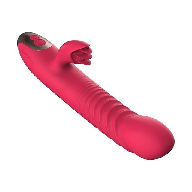 Dildo Heating G Spot Dual Vibrator