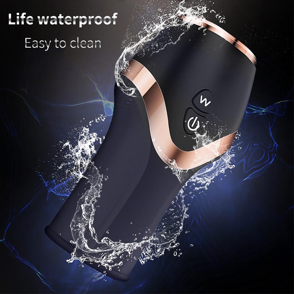 Glans Trainer Waterproof Vibrating Male Masturbator