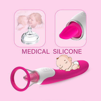 Sucking Vibrator With Tongue