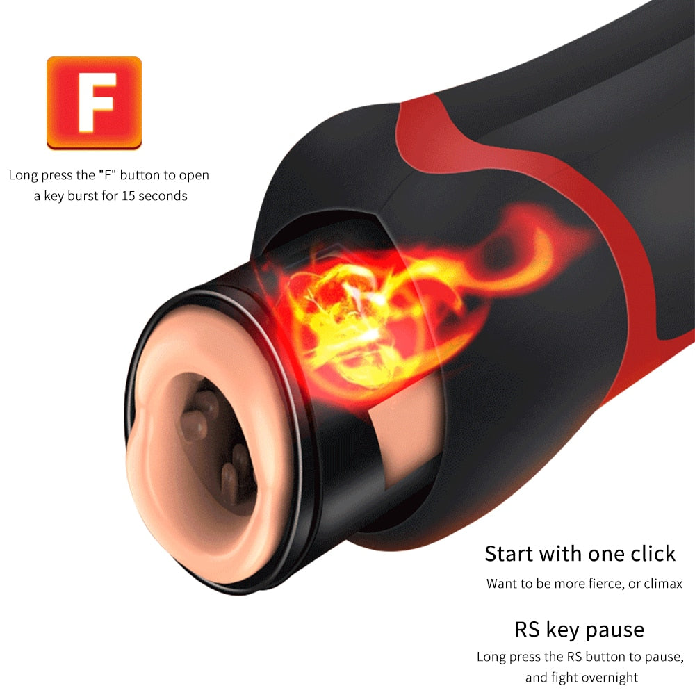 Automatic Thrusting Piston Male Masturbator Cup