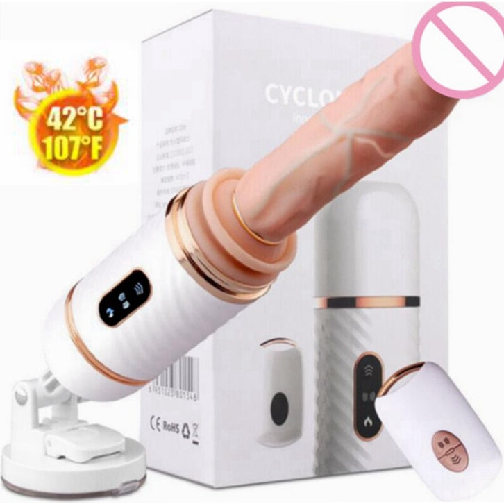 Remote Control Heating Telescopic Automatic Sex Machine