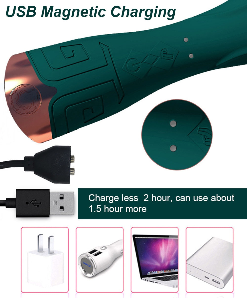 10 Vibration 3 Pummeling G-spot Clitoris Vagina Vibrator