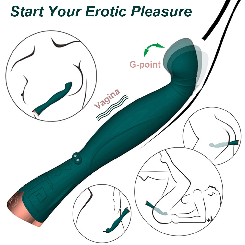10 Vibration 3 Pummeling G-spot Clitoris Vagina Vibrator