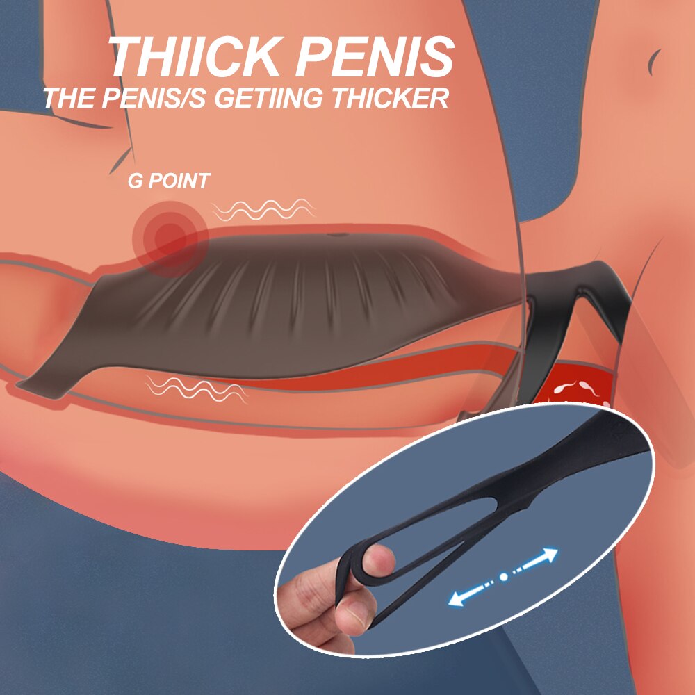 Wireless Vibrating Penis Ring Vibrator