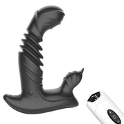 Tongue Licking Telescopic Prostate Massage Remote Control Anal Plug Vibrator