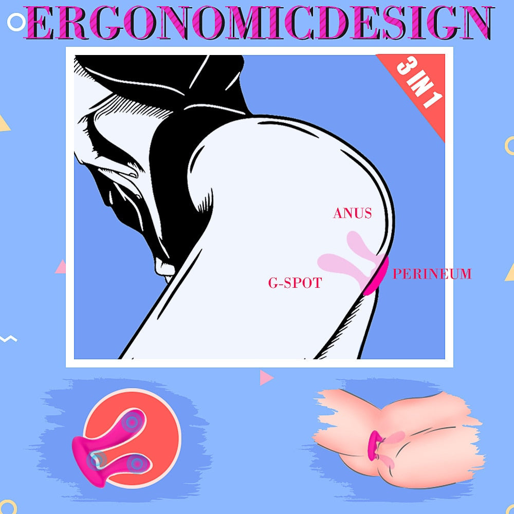 3 in1 Invisible Wear Panties Vibrator