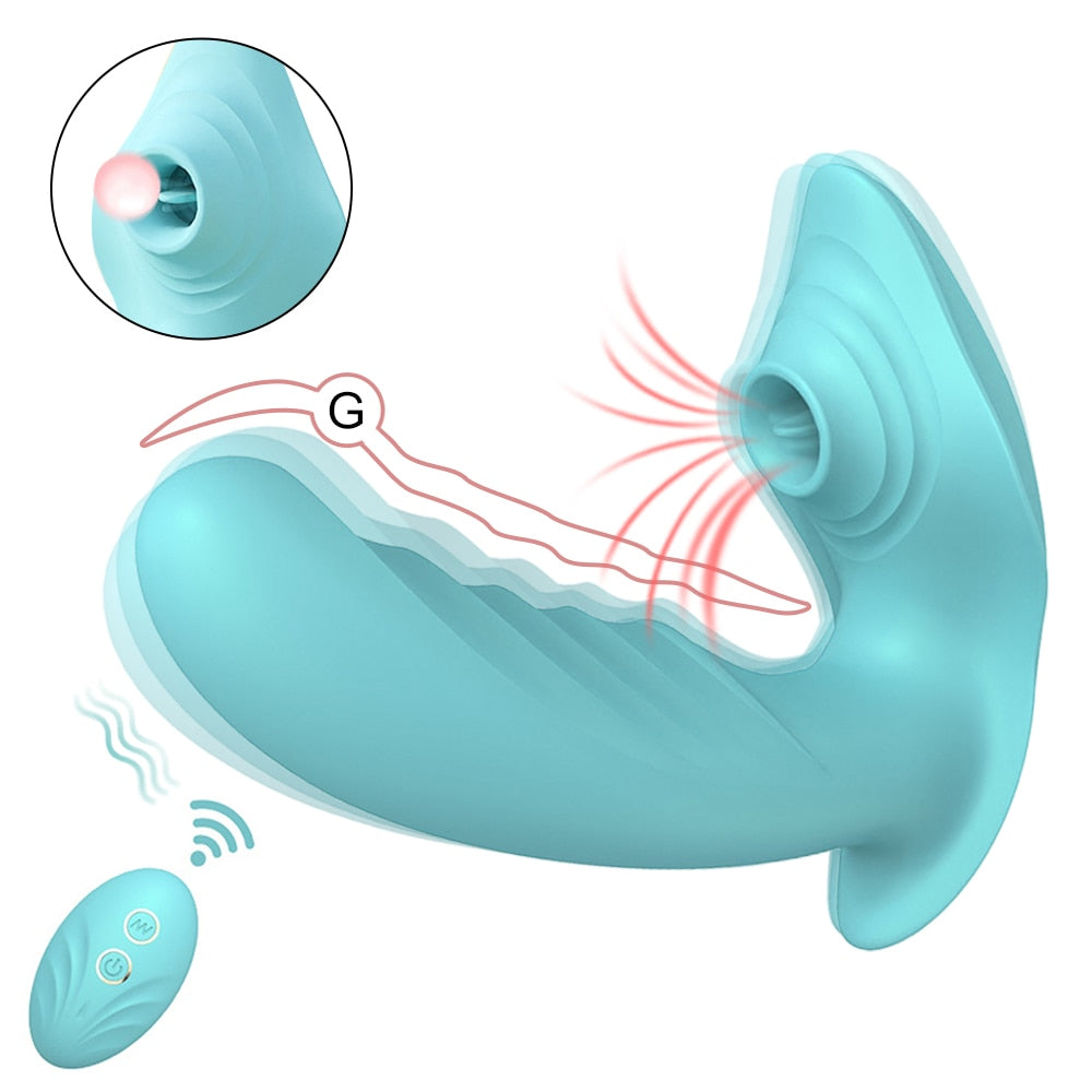 12 Speeds Vagina Sucking Vibrator  Clitoris Stimulator