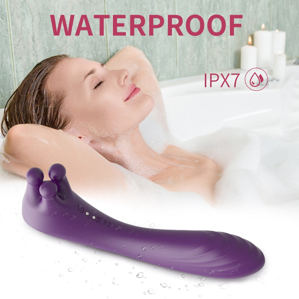 Clitoral Vibrator Trio of Fondling Nubs G Spot Dildo Vibrator